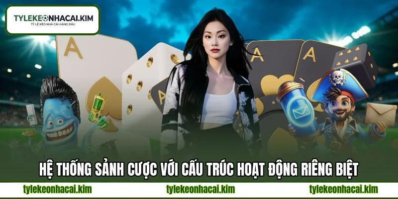 Hệ thống sảnh cược với cấu trúc hoạt động riêng biệt Hệ thống sảnh cược với cấu trúc hoạt động riêng biệt