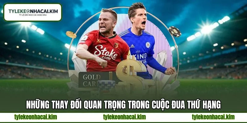 Những thay đổi quan trọng trong cuộc đua thứ hạng