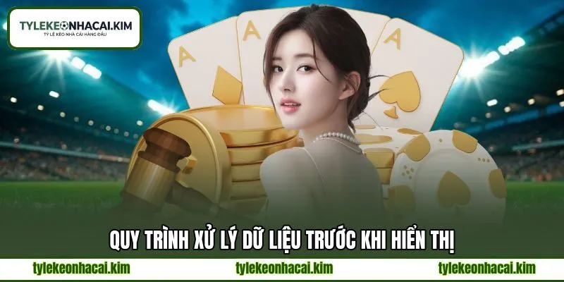 Quy trình xử lý dữ liệu trước khi hiển thị Quy trình xử lý dữ liệu trước khi hiển thị