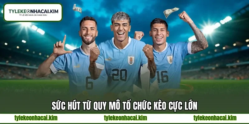 Sức hút từ quy mô tổ chức kèo cực lớn Sức hút từ quy mô tổ chức kèo cực lớn